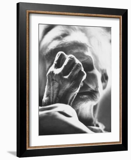 Old Woman Patient at the St. Louis Chronic Hospital-Grey Villet-Framed Photographic Print