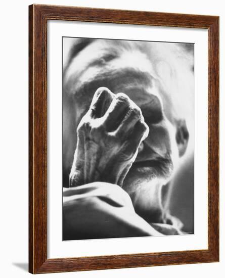 Old Woman Patient at the St. Louis Chronic Hospital-Grey Villet-Framed Photographic Print