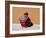 Old Woman with Sling Crouches on Sidewalk, Cusco, Peru-Jim Zuckerman-Framed Photographic Print