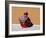 Old Woman with Sling Crouches on Sidewalk, Cusco, Peru-Jim Zuckerman-Framed Photographic Print