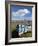 Old Wooden Fishing Boat on a Grassy Bank with Lindisfarne Harbour and Lindisfarne Castle, Holy Isla-Lee Frost-Framed Photographic Print