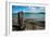 Old Wooden Mooring Post at Hawker Cove on Eastern Side of the Camel Estuary in North Cornwall-Jonathan Somers-Framed Photographic Print