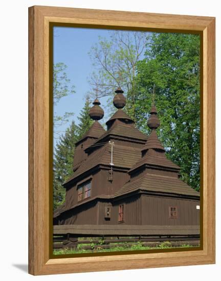 Old Wooden Orthodox Church at Ladomirova, Slovakia, Europe-Strachan James-Framed Premier Image Canvas