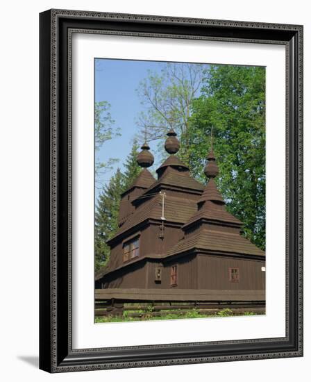 Old Wooden Orthodox Church at Ladomirova, Slovakia, Europe-Strachan James-Framed Photographic Print