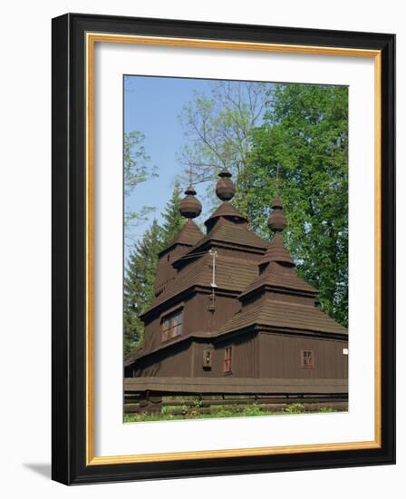 Old Wooden Orthodox Church at Ladomirova, Slovakia, Europe-Strachan James-Framed Photographic Print