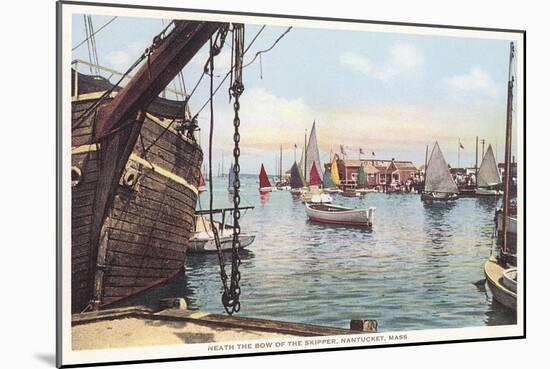 Old Wooden Ship, Nantucket, Massachusetts-null-Mounted Art Print
