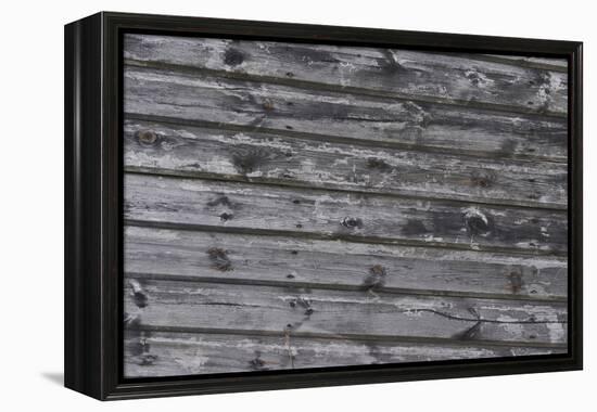 Old Wooden Slats of a Seaside Hut-Natalie Tepper-Framed Stretched Canvas