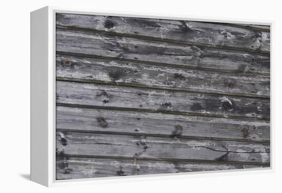 Old Wooden Slats of a Seaside Hut-Natalie Tepper-Framed Stretched Canvas