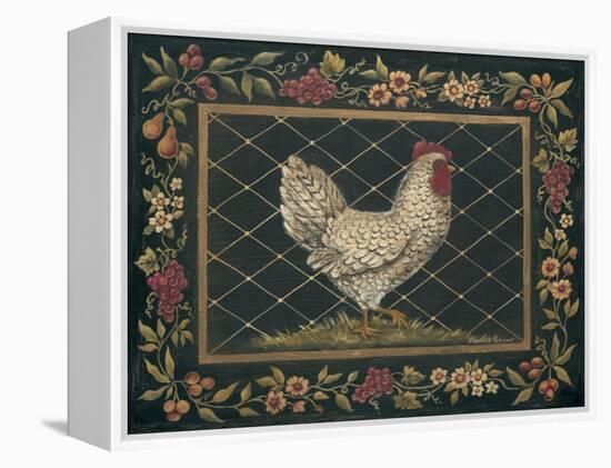 Old World Hen-Kimberly Poloson-Framed Stretched Canvas