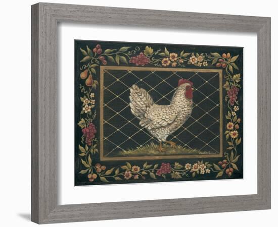 Old World Hen-Kimberly Poloson-Framed Art Print