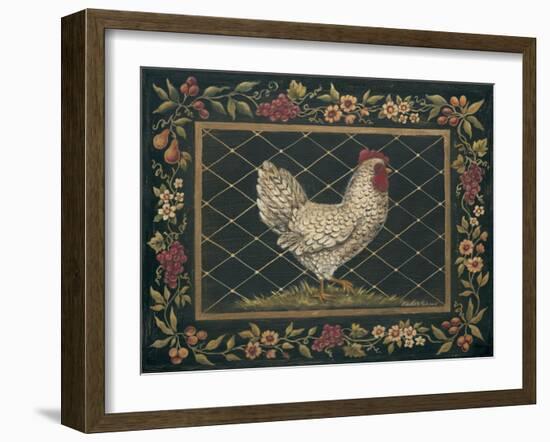 Old World Hen-Kimberly Poloson-Framed Art Print