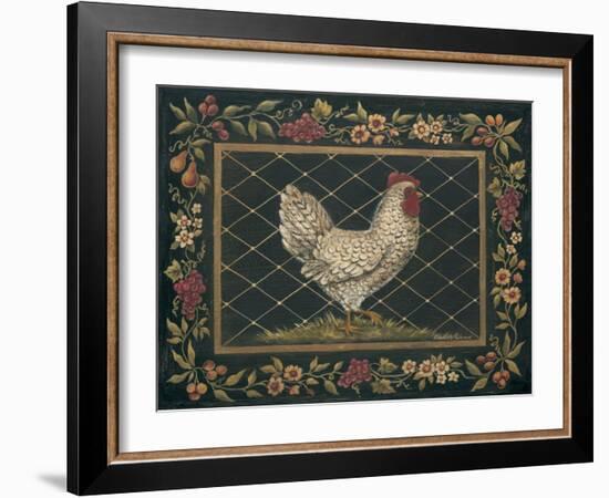 Old World Hen-Kimberly Poloson-Framed Art Print