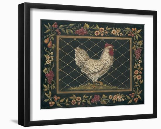 Old World Hen-Kimberly Poloson-Framed Art Print