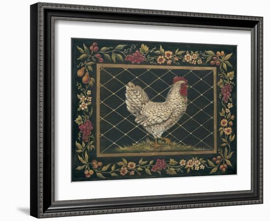 Old World Hen-Kimberly Poloson-Framed Art Print