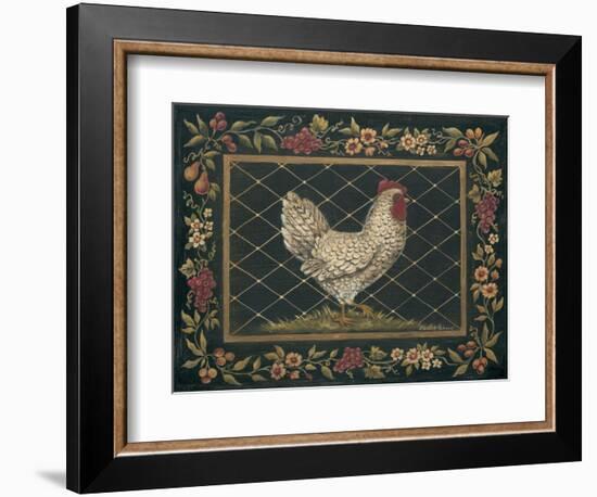 Old World Hen-Kimberly Poloson-Framed Art Print