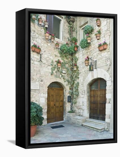 Old World House, Assisi, Umbria, Italy-Rob Tilley-Framed Premier Image Canvas