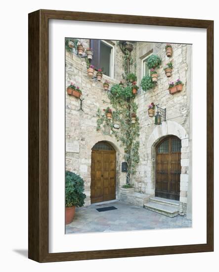 Old World House, Assisi, Umbria, Italy-Rob Tilley-Framed Photographic Print