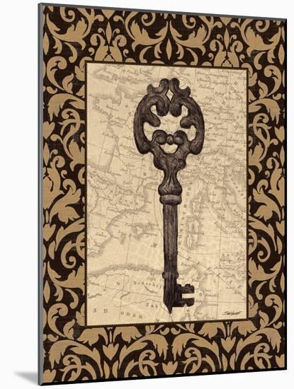 Old World Key I-Todd Williams-Mounted Art Print