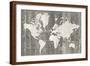 Old World Map Neutral-Wild Apple Portfolio-Framed Art Print