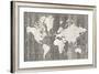 Old World Map Neutral-Wild Apple Portfolio-Framed Art Print