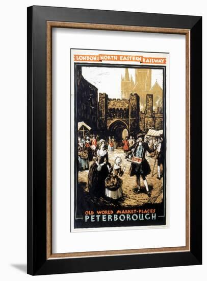 Old World Market Places Peterborough-null-Framed Art Print