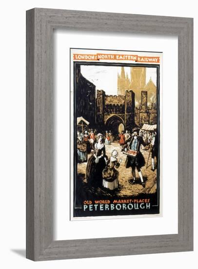 Old World Market Places Peterborough-null-Framed Art Print