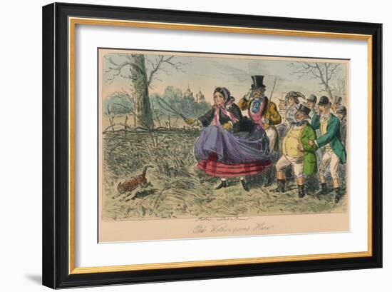 'Old Wotherspoon's Hare!', 1858-John Leech-Framed Giclee Print