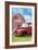 Olde Red 2-Kimberly Allen-Framed Art Print