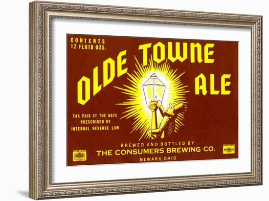 Olde Towne Ale-null-Framed Art Print