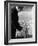 Older Man Feeding Birds Perched on a Fence in Hyde Park-Cornell Capa-Framed Photographic Print