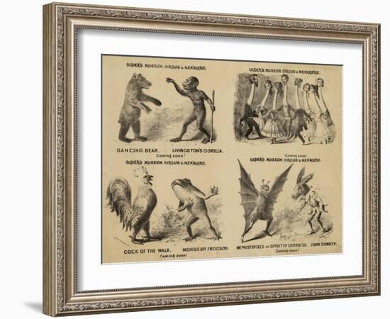 Older's Museum, Circus and Menagerie-null-Framed Giclee Print