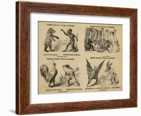 Older's Museum, Circus and Menagerie-null-Framed Giclee Print