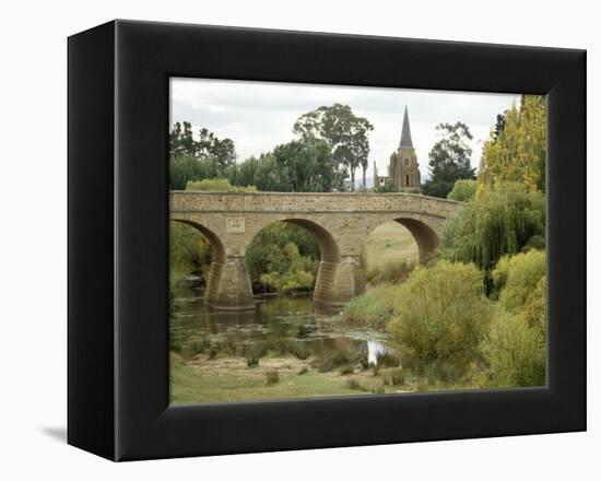 Oldest Bridge in Australia, Dating Form 1823, Richmond, Tasmania, Australia-Ken Gillham-Framed Premier Image Canvas