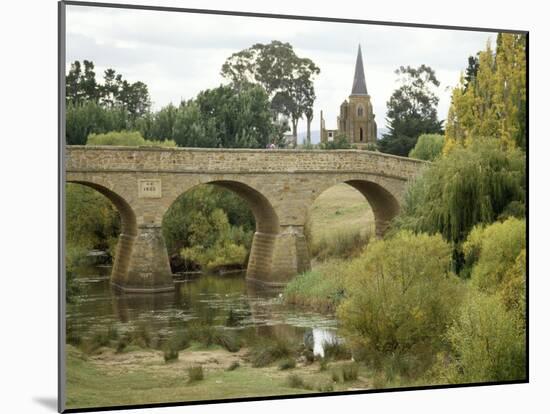 Oldest Bridge in Australia, Dating Form 1823, Richmond, Tasmania, Australia-Ken Gillham-Mounted Photographic Print