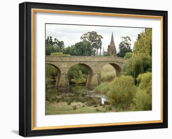 Oldest Bridge in Australia, Dating Form 1823, Richmond, Tasmania, Australia-Ken Gillham-Framed Photographic Print