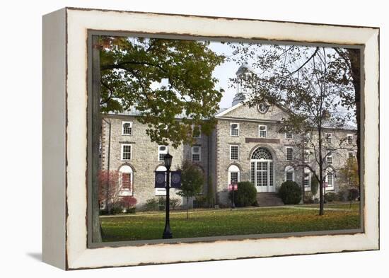 Oldest Dickinson College Building, Old West Hall, Built in 1803-null-Framed Premier Image Canvas