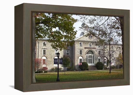 Oldest Dickinson College Building, Old West Hall, Built in 1803-null-Framed Premier Image Canvas