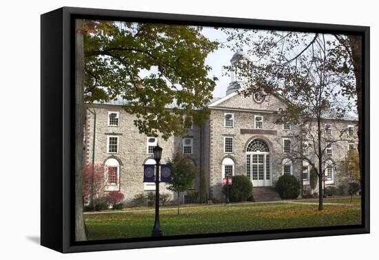 Oldest Dickinson College Building, Old West Hall, Built in 1803-null-Framed Premier Image Canvas