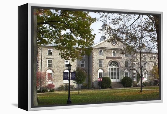 Oldest Dickinson College Building, Old West Hall, Built in 1803-null-Framed Premier Image Canvas