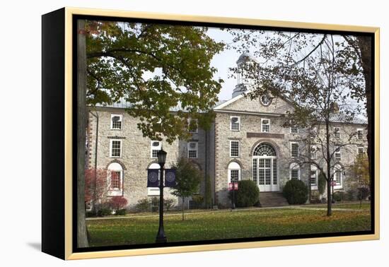 Oldest Dickinson College Building, Old West Hall, Built in 1803-null-Framed Premier Image Canvas