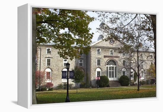 Oldest Dickinson College Building, Old West Hall, Built in 1803-null-Framed Premier Image Canvas