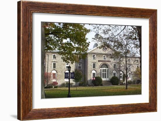 Oldest Dickinson College Building, Old West Hall, Built in 1803-null-Framed Giclee Print