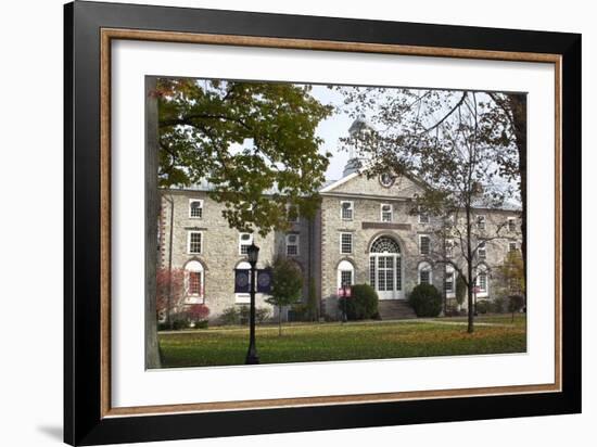Oldest Dickinson College Building, Old West Hall, Built in 1803-null-Framed Giclee Print