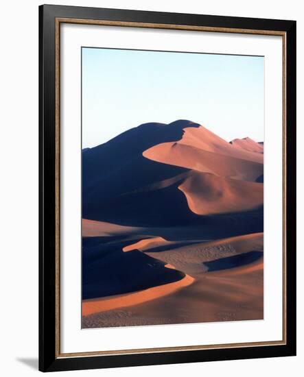 Oldest Due Field in the World at Sossusvlei, Namibia-Mark Hannaford-Framed Photographic Print