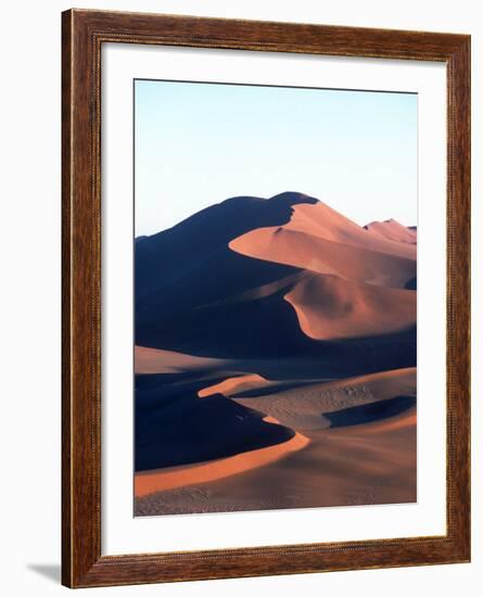 Oldest Due Field in the World at Sossusvlei, Namibia-Mark Hannaford-Framed Photographic Print