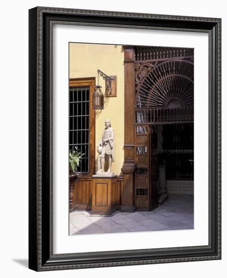 Oldest Home in Americas to be Continuously Inhabited, Las Casa Aliaga, Lima, Peru-Cindy Miller Hopkins-Framed Photographic Print