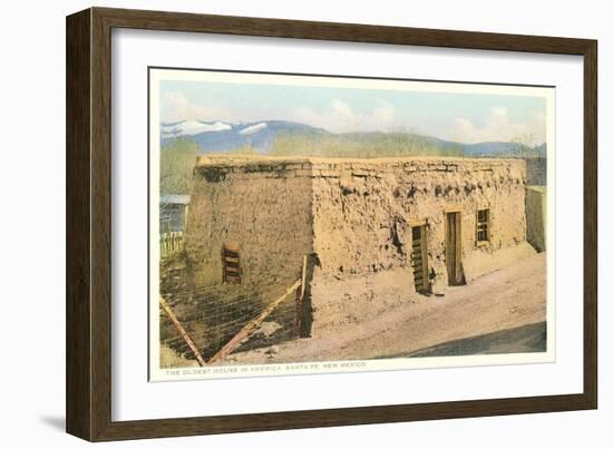 Oldest House in America, Santa Fe-null-Framed Art Print