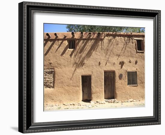 Oldest House in the United States, Now a Museum, Santa Fe, New Mexico-Wendy Connett-Framed Photographic Print