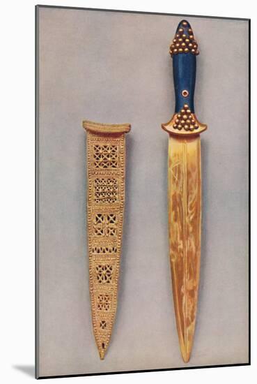 'Oldest Known Examples of the Goldsmith's Art: Masterpieces of Sumerian Culture', c1935-Unknown-Mounted Giclee Print