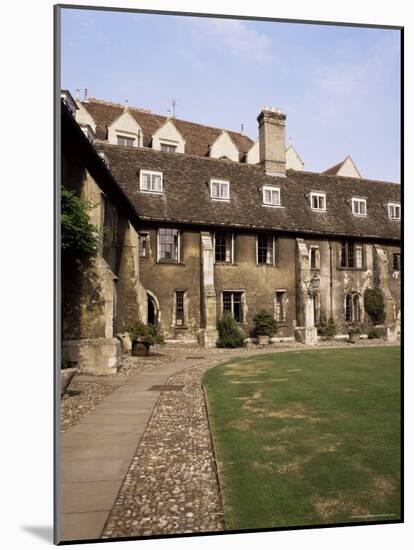 Oldest Quadrangle, Old Court, Corpus Christi, Cambridge, Cambridgeshire, England-Michael Jenner-Mounted Photographic Print